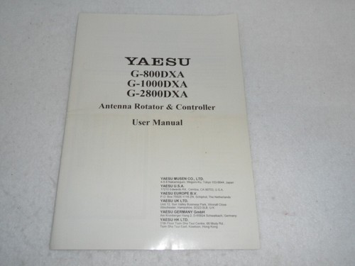Yaesu antenna rotator - yaesu,