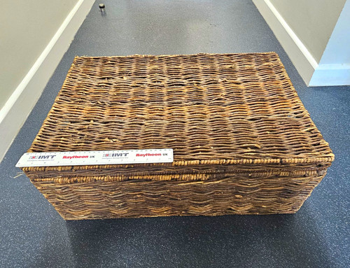 Vintage wicker storage - vintage,