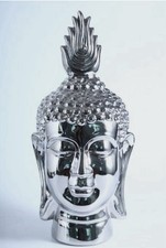 Large Porcelain Buddha Head, 51cm Tall