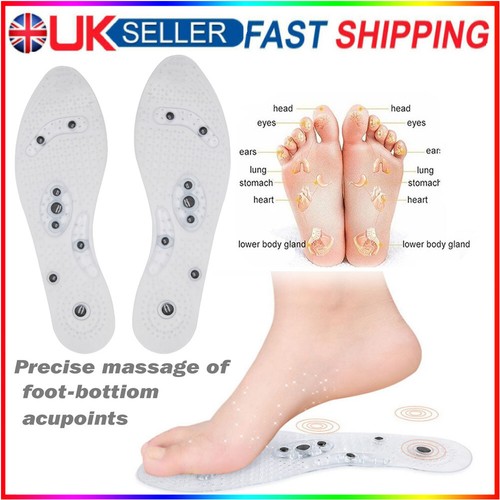 Magnetic massage shoe insoles - massage,