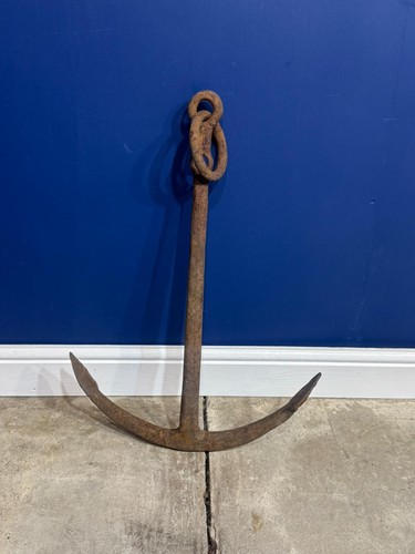 Antique ship boat anchor - antique, cast