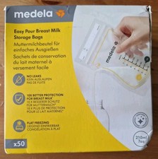 Medela Easy Pour Disposable Breastmilk Storage Bags, 210 ml Capacity, Leakproof