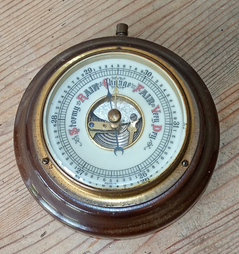 Vintage brass and wood