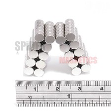 100 Magnets 5x2.5 mm Neodymium Disc round fridge craft magnet 5mm dia x 2.5mm 