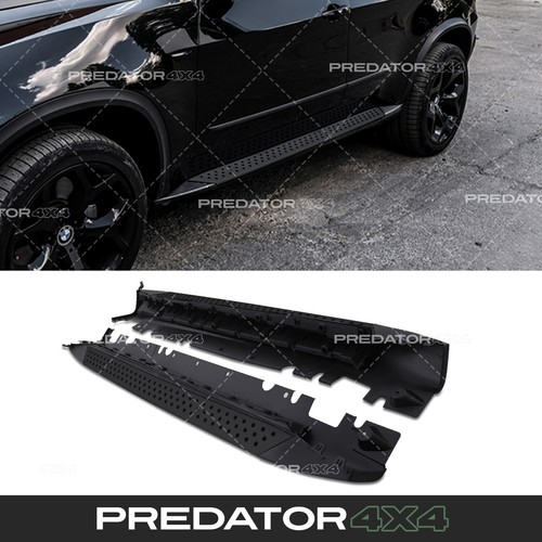 Black side steps foot rails - steps,