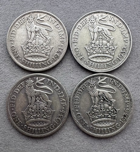 One shilling coins - shilling,