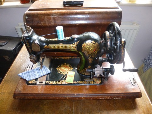 Antique jones family sewing - antique, cs