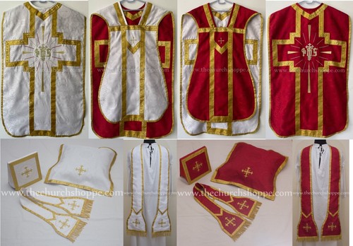 Red and white reversible - red,