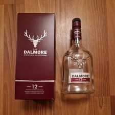 The Dalmore Highland Malt Whisky 12 Year Aged, Empty Bottle 70cl with Box GC