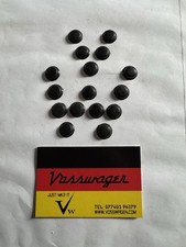 GENUINE VOLKSWAGEN VW GOLF MK2 INTERIOR C PILLAR TRIM SCREW COVERS CAPS BLACK