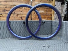 Prime RR50/HED/Novatec Custom Painted 50mm Tubeless Carbon Clincher Wheelset
