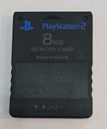 Official black ps2 memory - official,