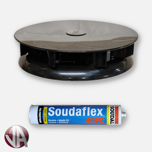 Rotary wind driven black roof - rotary,