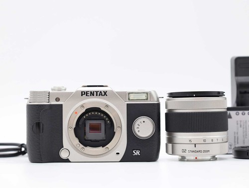 Pentax q10 silver 4mp - q10, 12.4mp