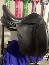 Harry Dabbs/Jaguar Dressage Saddle MW 17.5 Black