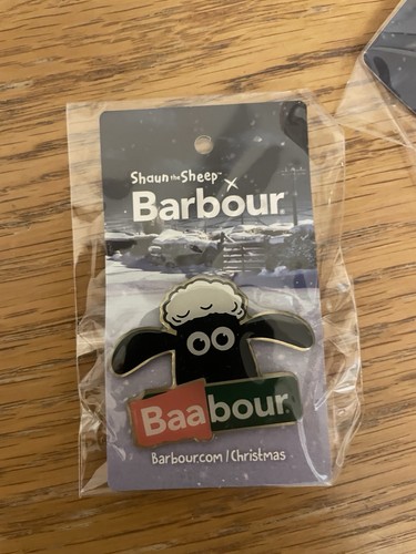 Barbour shaun the sheep pin - barbour,