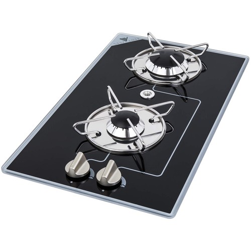 Navy load double burner hob - navy,