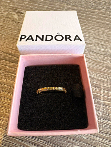 Pandora gold plated pavé - pandora,