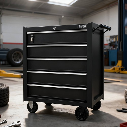 Drawer red tool chest metal - red,