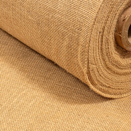 Hessian fabric woven natural - hessian,