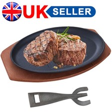 Sizzle Platter Cast Iron Steak