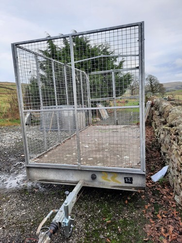 Caged trailer galvanised - mm,