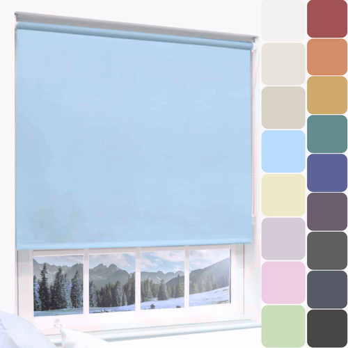 Blackout roller blind 100 - blackout, 100%