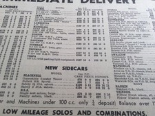 Watsonian etc SIDECAR &