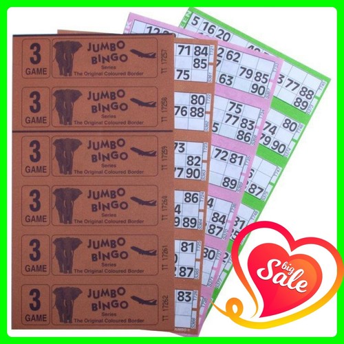 Bingo tickets books - bingo,