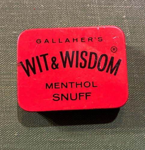 Vintage snuff tin gallahers - vintage,