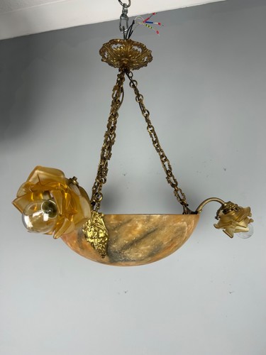 French alabaster light - alabaster,