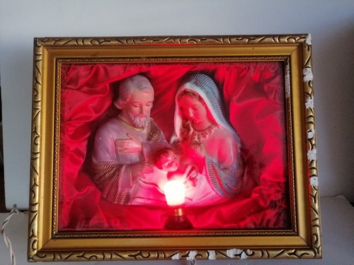 Vintage mary joseph jesus - mary,