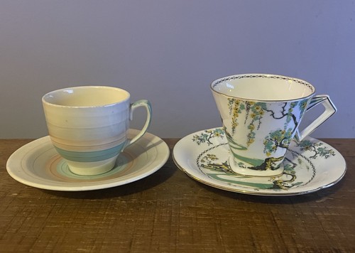 Art deco demitasse cups duos - cups, x