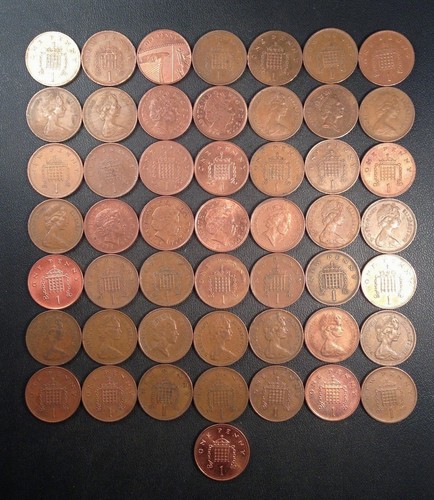 Old great britain coin lot - britain,