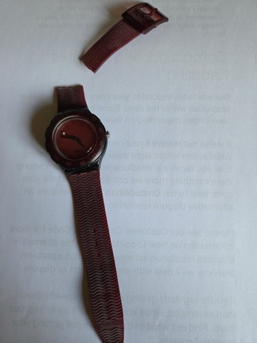 Swatch red wood scuba - , 200