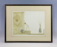 Sir William Russell Flint Signed Limited Edition Print "The Fountain" 1928