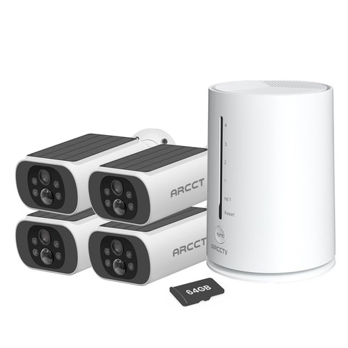 Arcctv outdoor solar security - outdoor,