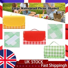 Large Picnic Blanket Mat Waterproof Camping Beach Family Travel Outdoor Folding.