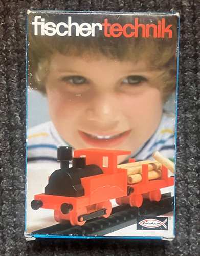 Vintage fischer technik train - vintage,