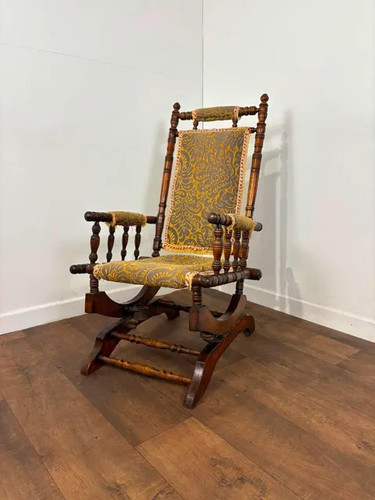 Antique american style rocking - american,