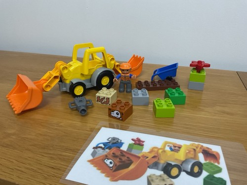 Lego duplo backhoe - lego,