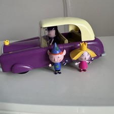 Ben And Holly’s Little Kingdom Nanny Plums Limousine Car + Ben & Holly Figures
