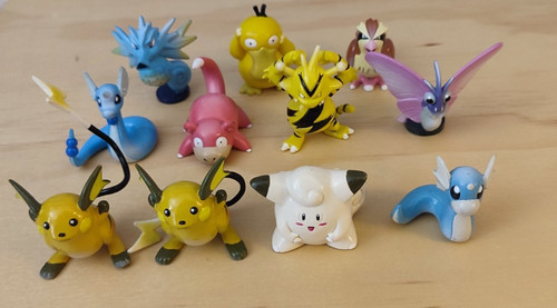 Pokemon tomy figures - pokemon, c.g.t.s.j