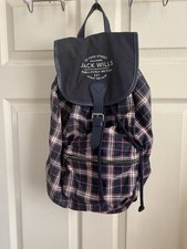 Jack Wills Blue Tartan Bucket