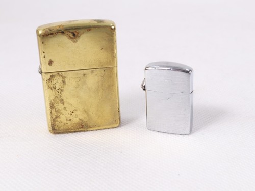 Vintage brass zippo cigarette - zippo,