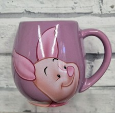 New Disney Churchill Large Piglet Winnie The Pooh Barrel Mug Tea/Coffee Cup Pink
