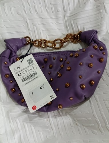 Zara studded bag with dustbag - studded,