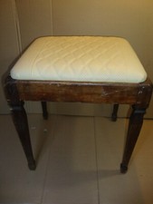 Vintage Singer Sewing Machine No. 40 Stool Upholstered Seat