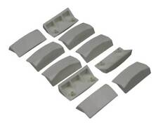 10  Ellbee Static Caravan Window Handle Chamferred Wedges Angled Striker Plates 