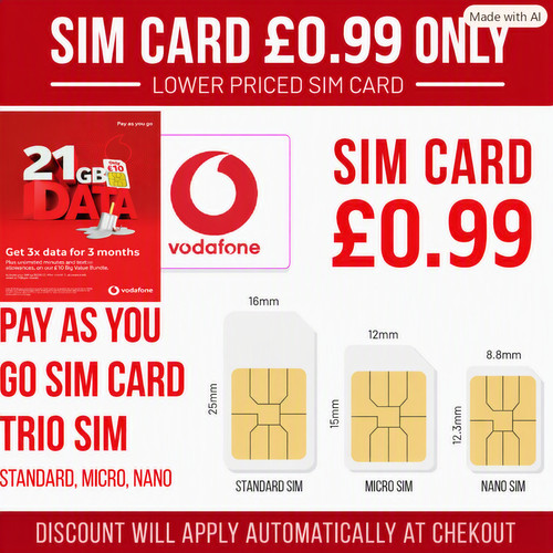 Vodafone sim card - sim, you